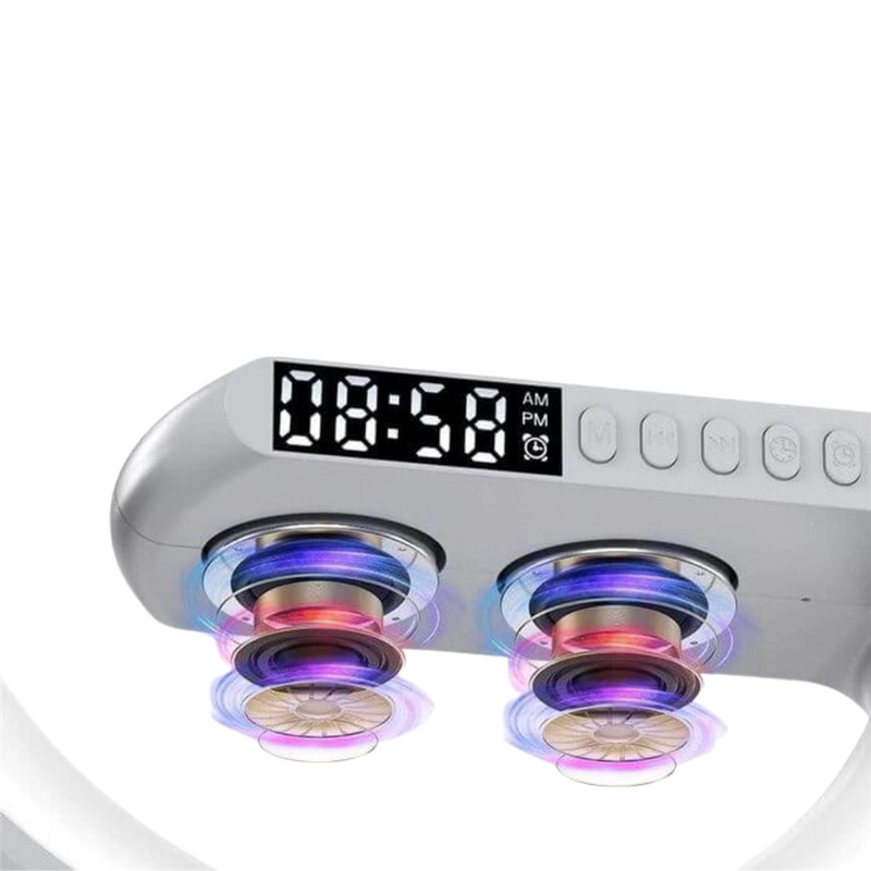 Luminária em Formato G com Carregador Integrado - Mais Praticidade , Mais Conveniência!
