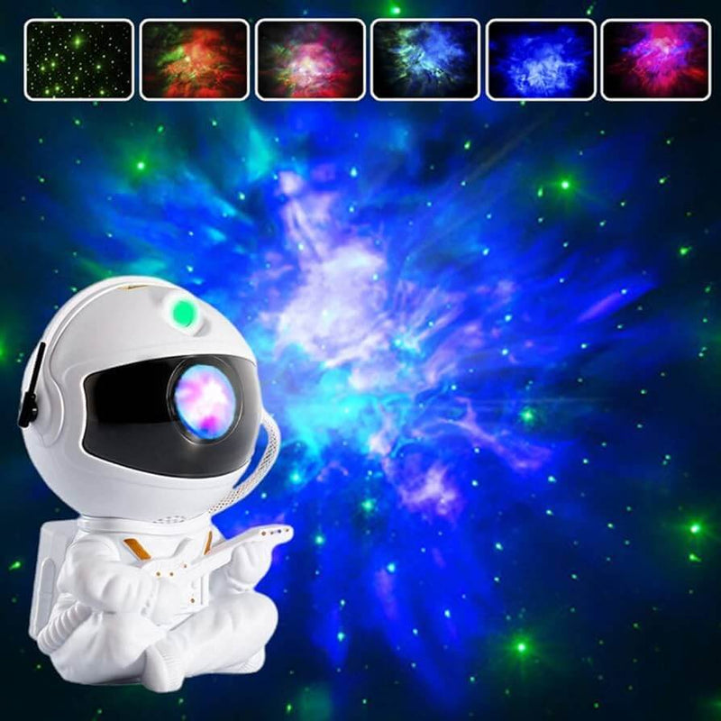 Projetor Astronauta Céu Estrelado - Transforme Seu Ambiente e Ilumine sua noite!