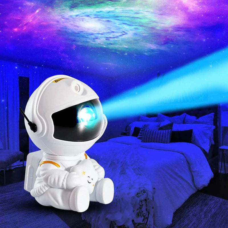 Projetor Astronauta Céu Estrelado - Transforme Seu Ambiente e Ilumine sua noite!