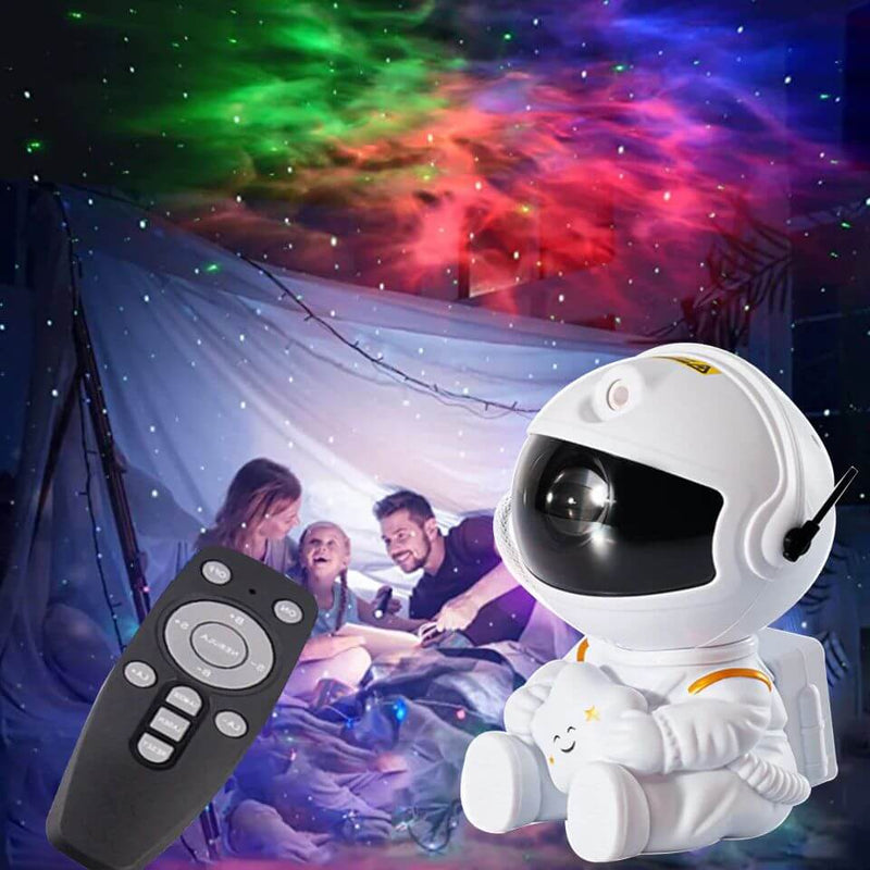 Projetor Astronauta Céu Estrelado - Transforme Seu Ambiente e Ilumine sua noite!