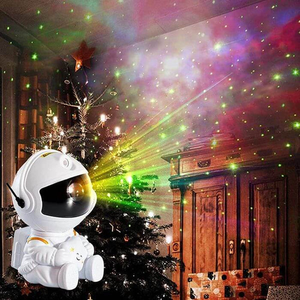 Projetor Astronauta Céu Estrelado - Transforme Seu Ambiente e Ilumine sua noite!