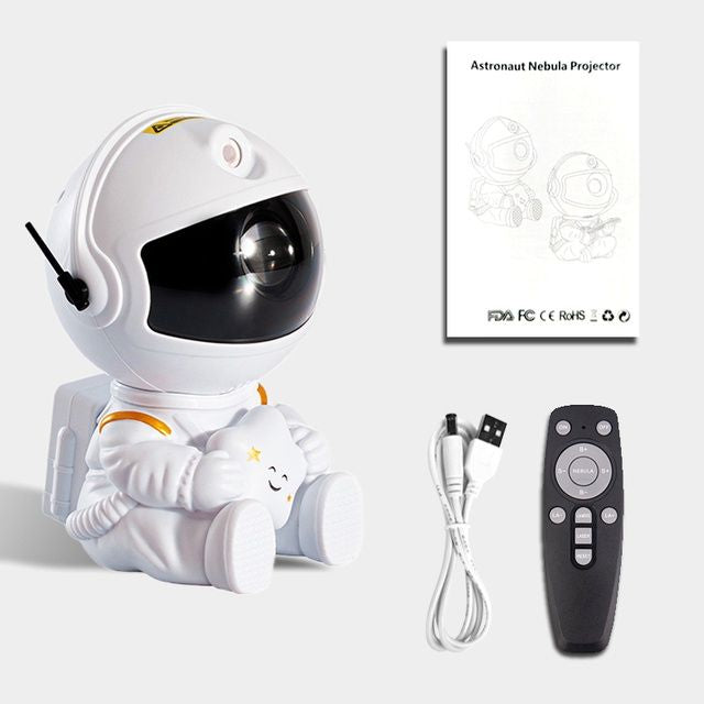Projetor Astronauta Céu Estrelado - Transforme Seu Ambiente e Ilumine sua noite!