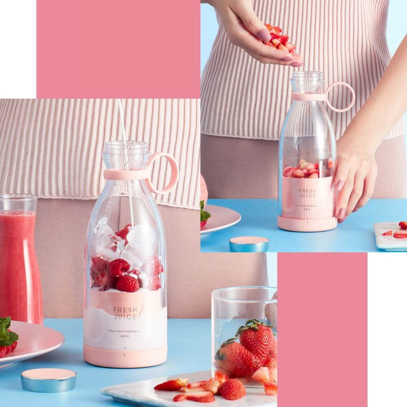 Garrafa Liquidificador Portátil Recarregável - Sua Aliada Nutritiva Sempre ao Alcance!