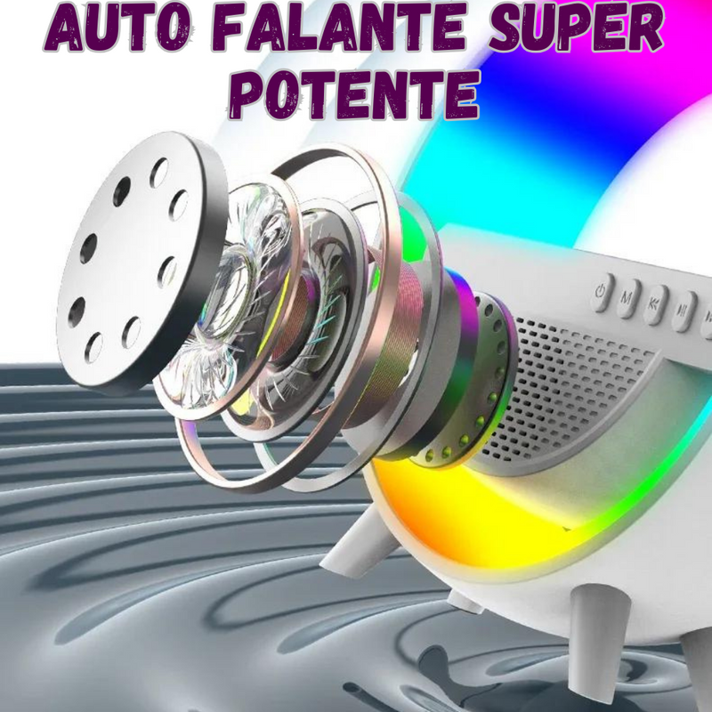 Luminária G Speaker Carregamento por Indução e Luzes RGB - Transforme sua Experiência Musical!