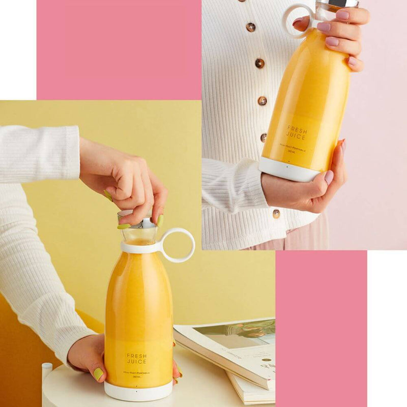 Garrafa Liquidificador Portátil Recarregável - Sua Aliada Nutritiva Sempre ao Alcance!